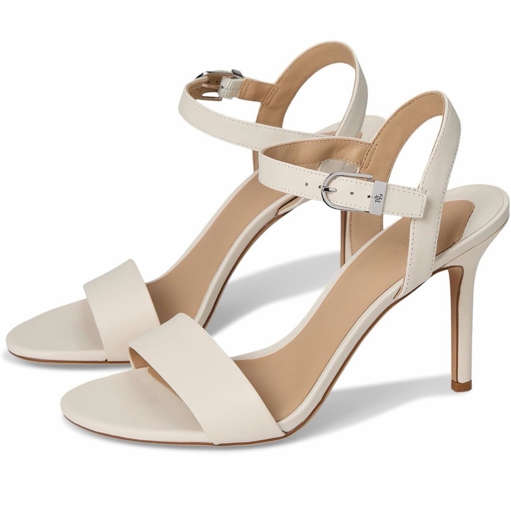 Polo Ralph Lauren Cream High Heel Sandals